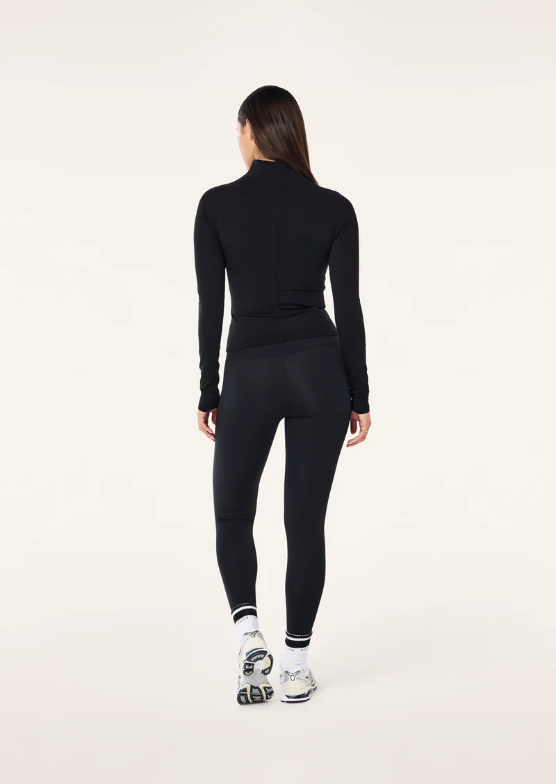 P.E Nation Routine Quarter Zip Long Sleeve - Black