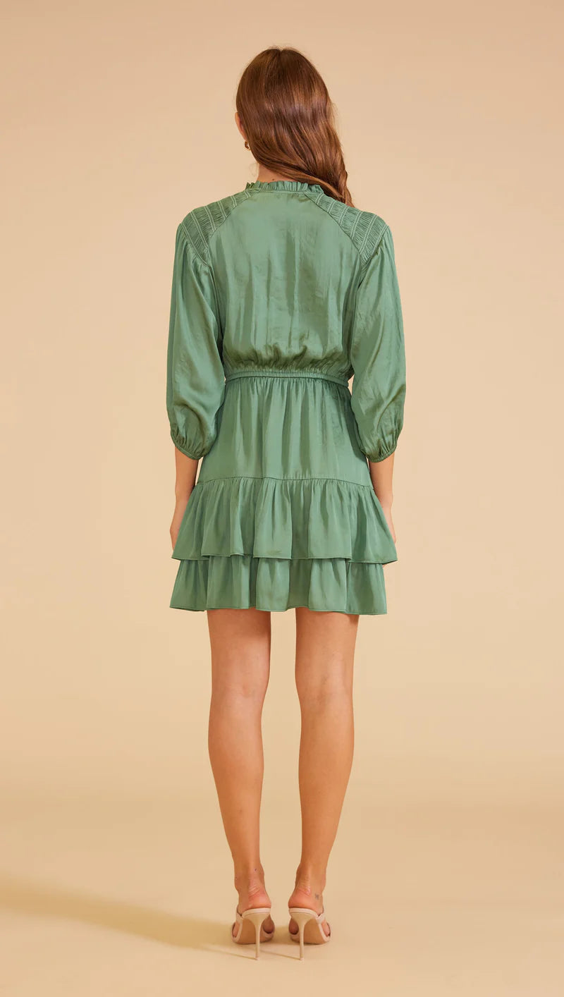 Minkpink Ryleigh Mini Dress - Sage