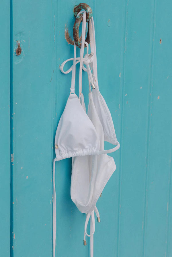 Rhythm Classic Slide Tri Top-White