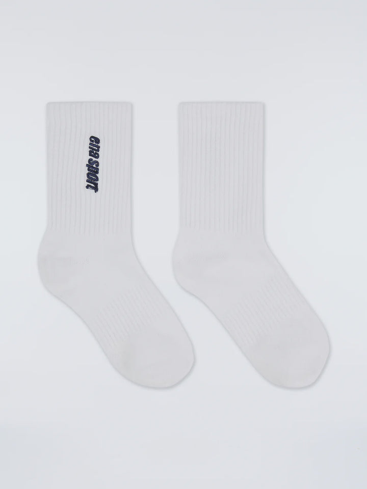 Ena Pelly Sports Socks-White