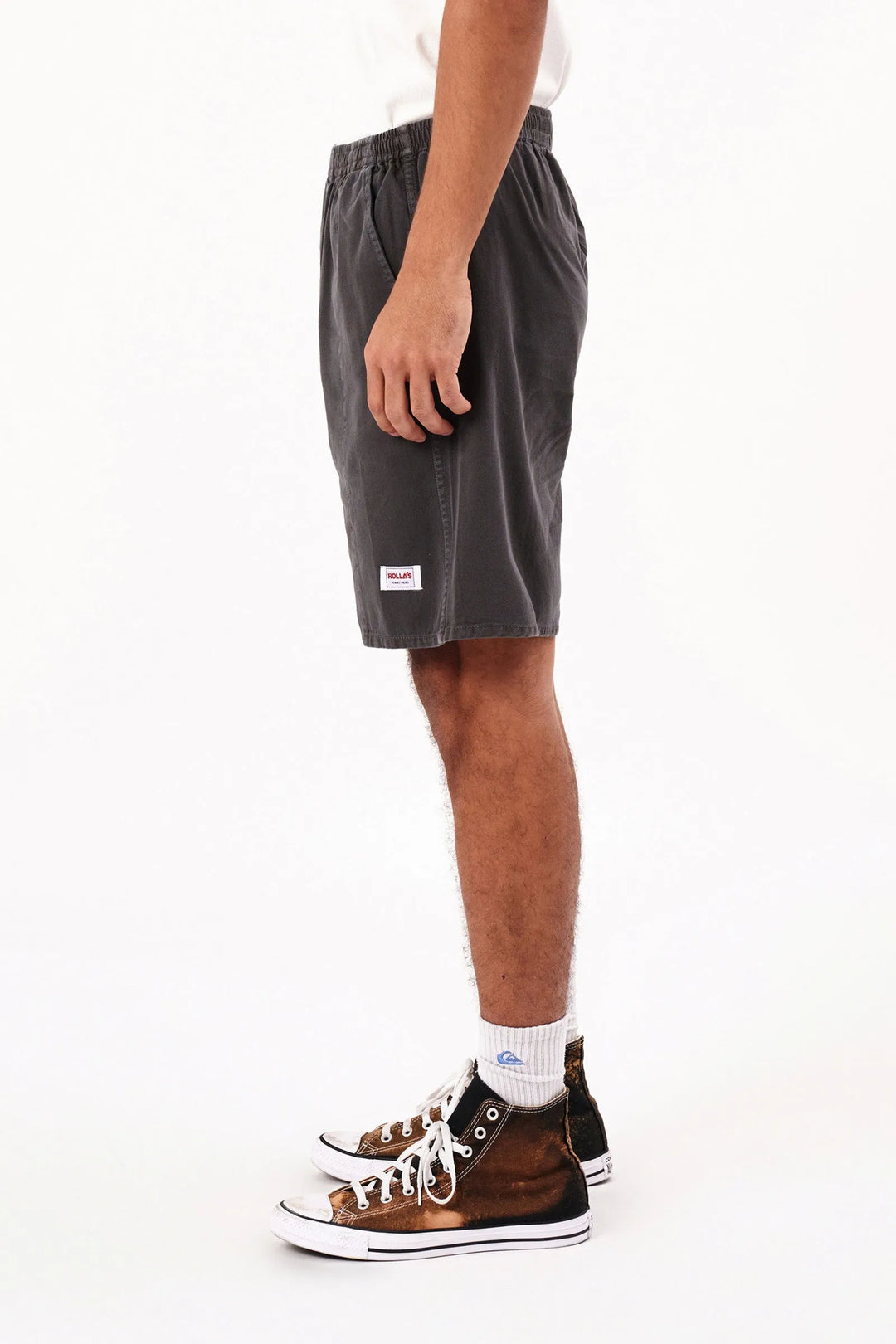 Rolla's Tradie Short - Charcoal