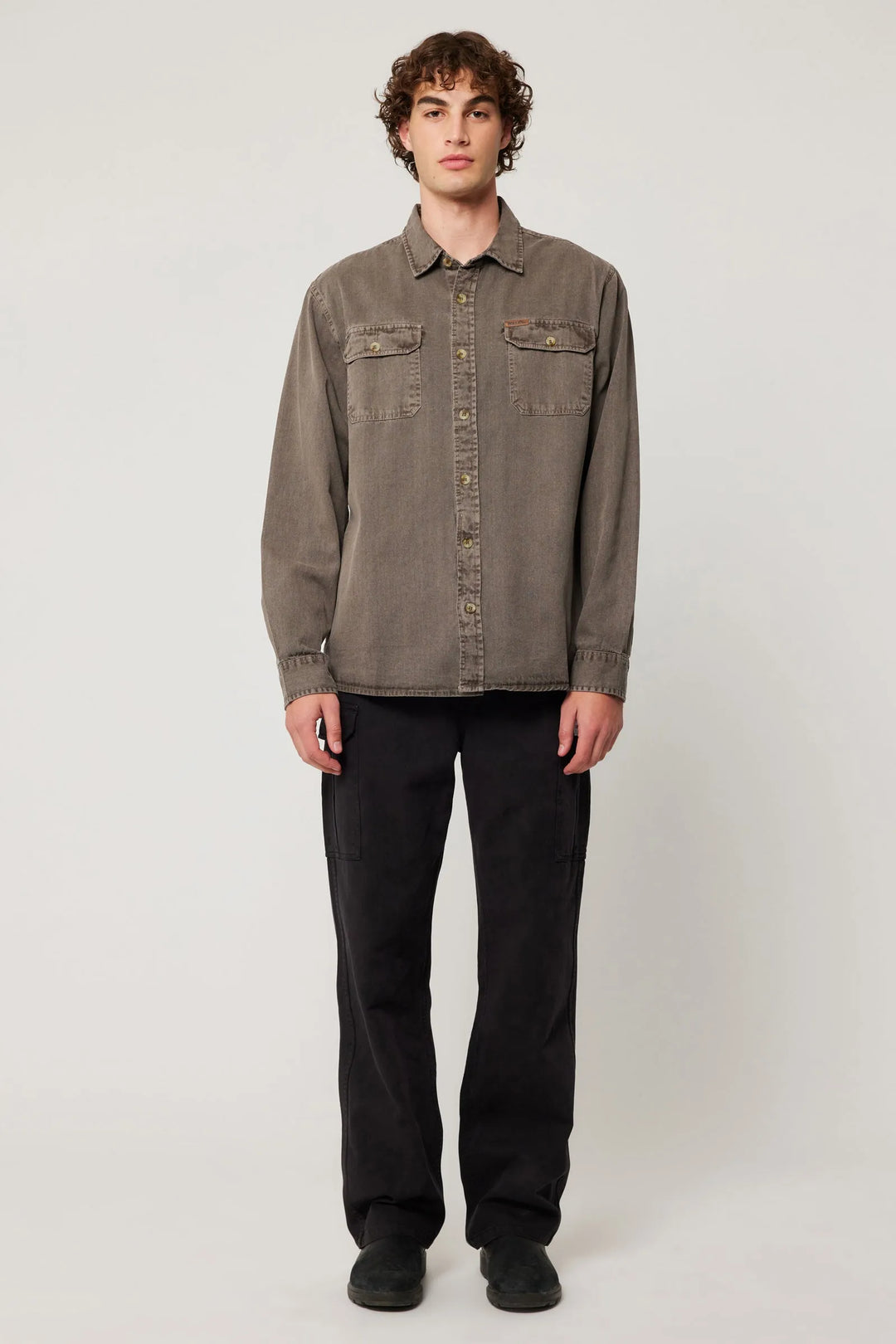 Rolla's Trailer Drill Shirt - Brown