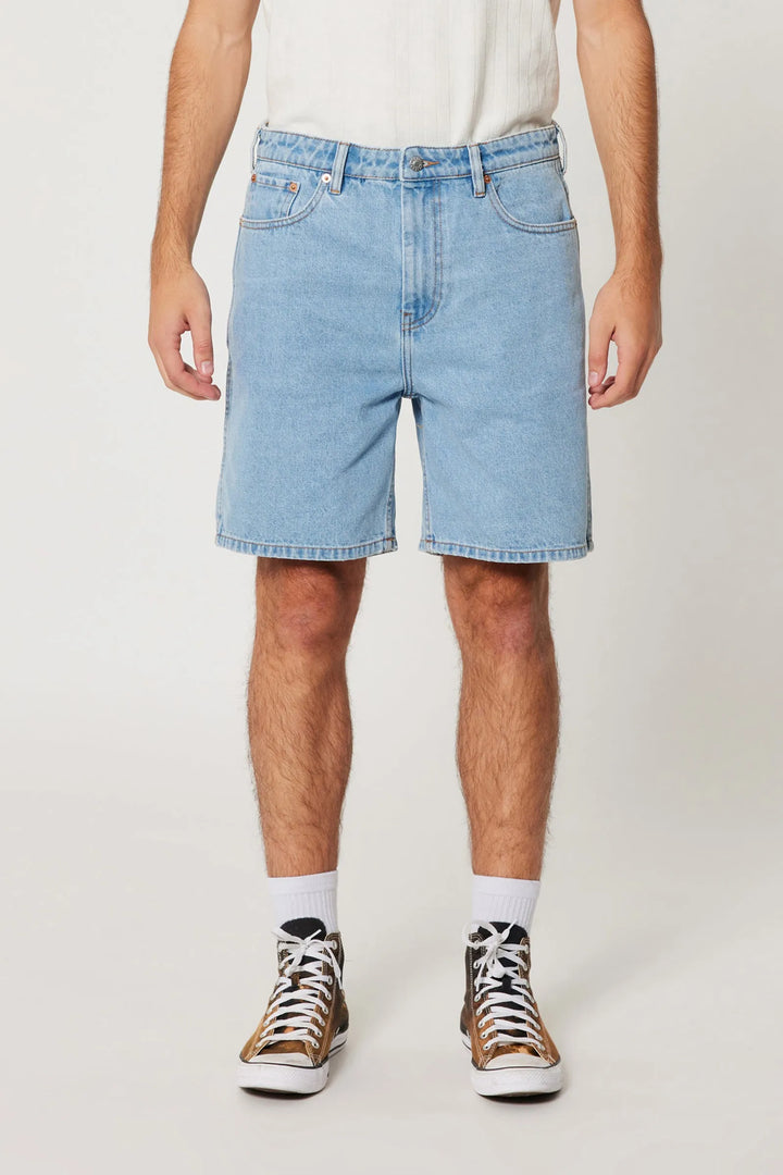 Rolla's Ezy Denim Short - Bronte - Light Vintage Blue