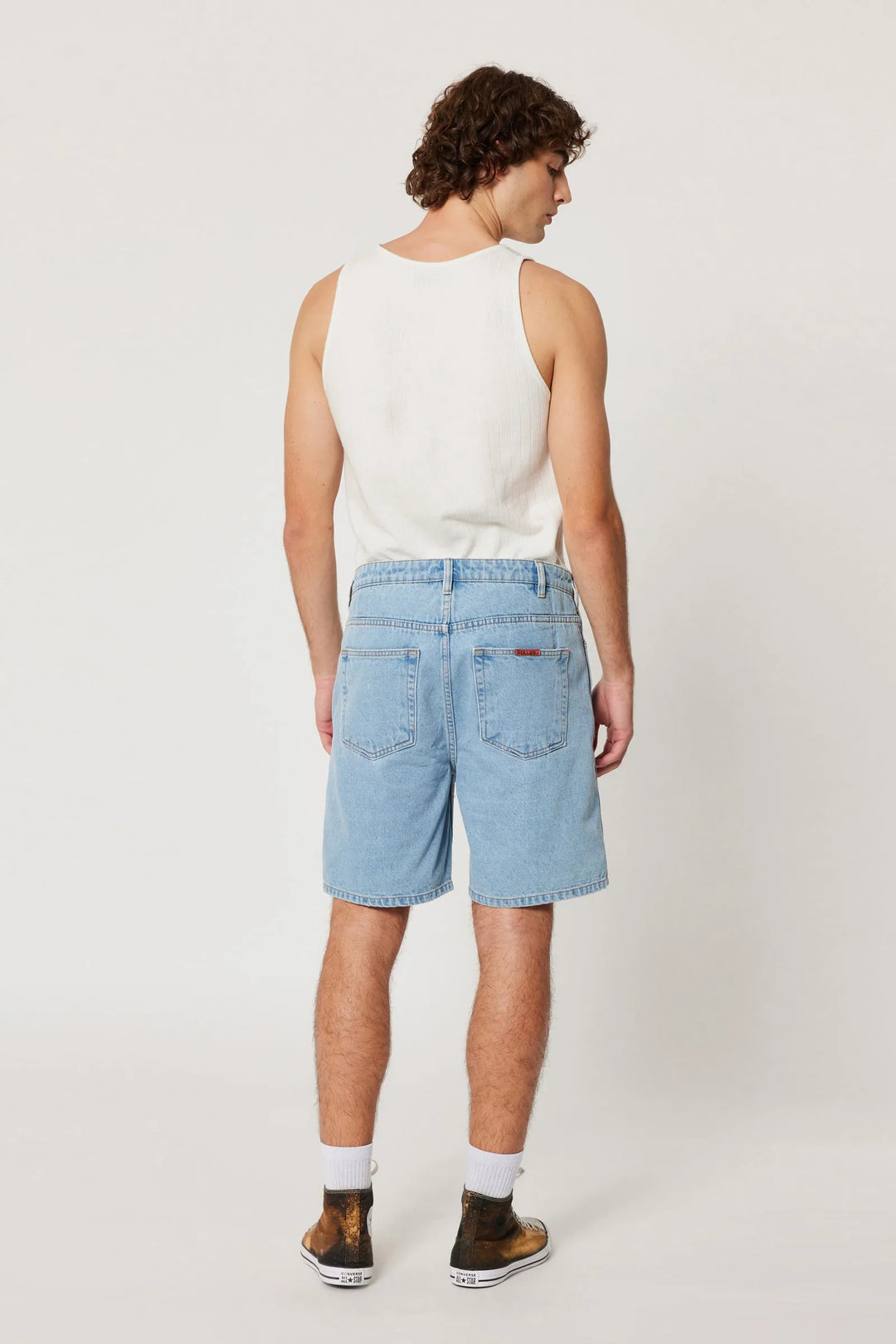 Rolla's Ezy Denim Short - Bronte - Light Vintage Blue