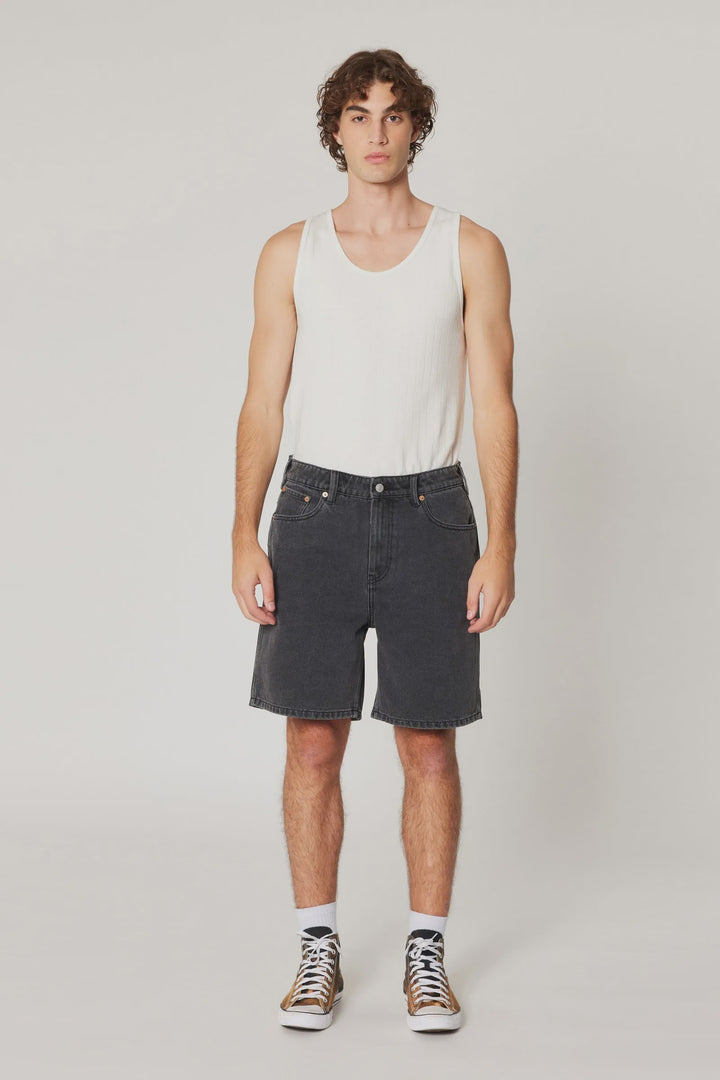 Rolla's Ezy Denim Short - Stingray - Washed Black