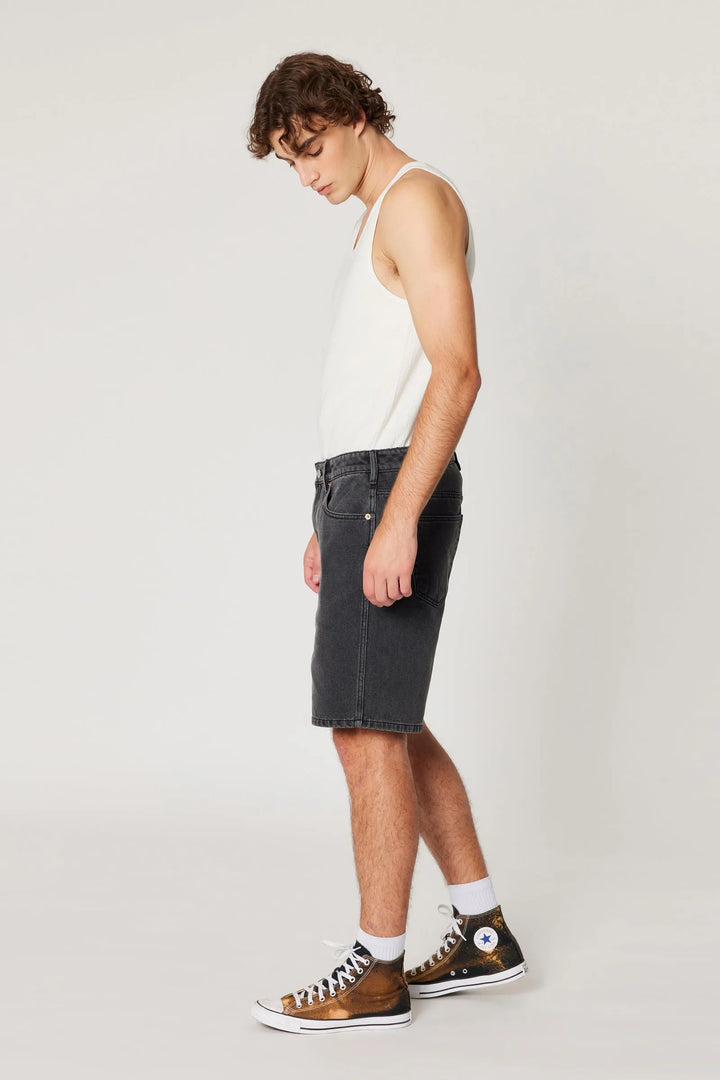 Rolla's Ezy Denim Short - Stingray - Washed Black