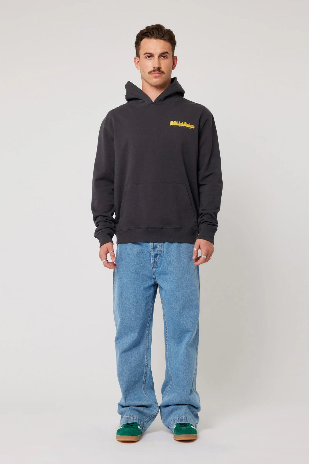 Rolla's Shift Hoodie - Sulphur Black