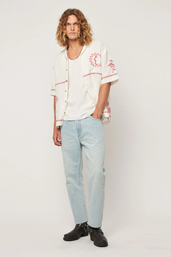Rolla's It's Sunny Bowler Shirt - Off White