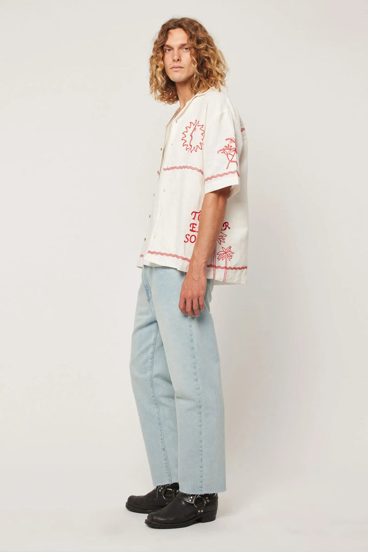 Rolla's It's Sunny Bowler Shirt - Off White