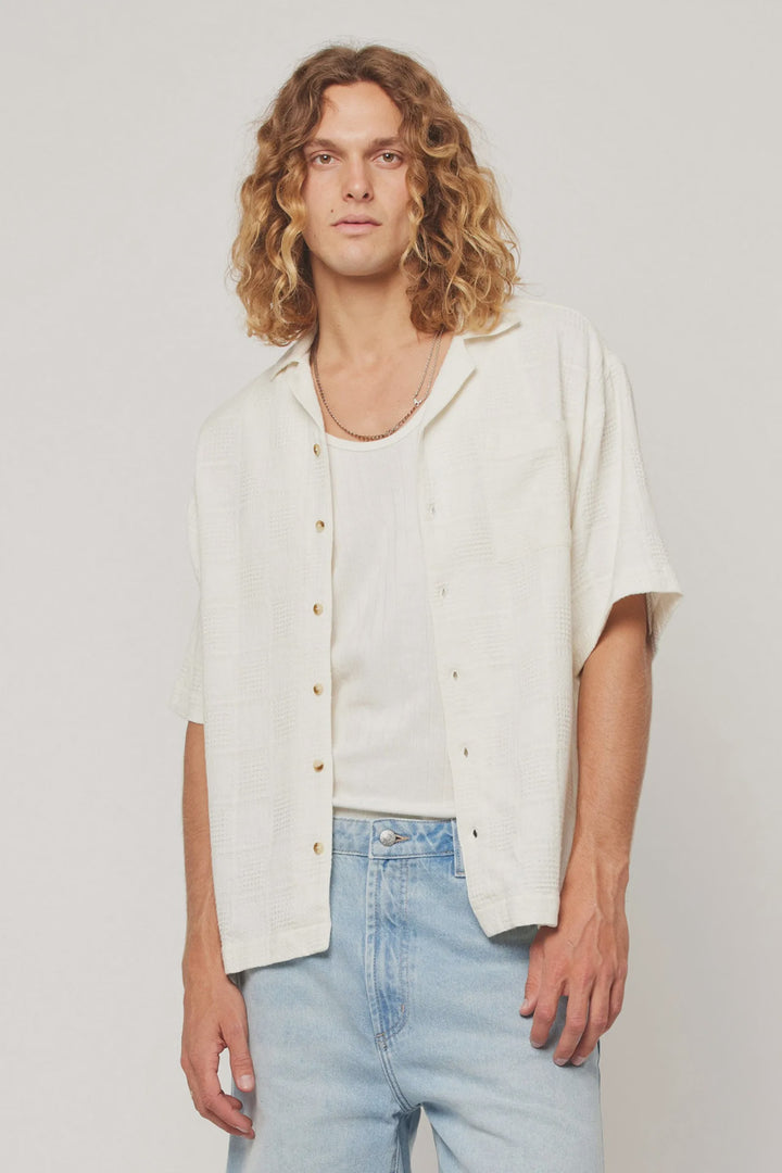 Rolla's Wisteria Bowler Shirt - Coconut