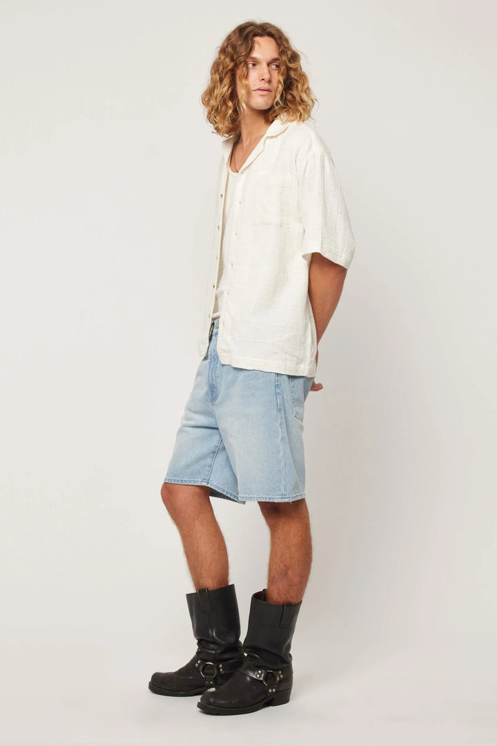 Rolla's Wisteria Bowler Shirt - Coconut