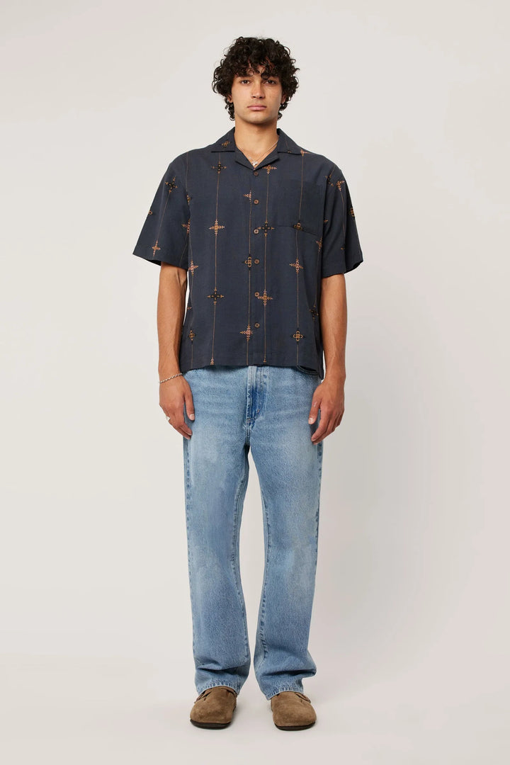 Rollas Kings Cross Bowler Shirt- Deep Ink