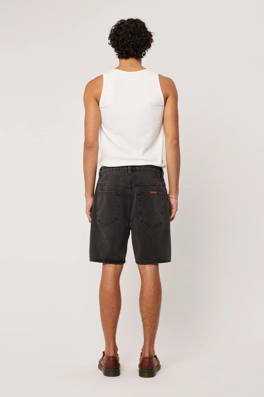 Rollas Ezy Denim Short-Venom-Washed Black
