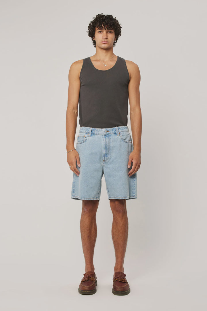 Rollas Ezy Denim Short-Prowler-Bleached Vintage Blue