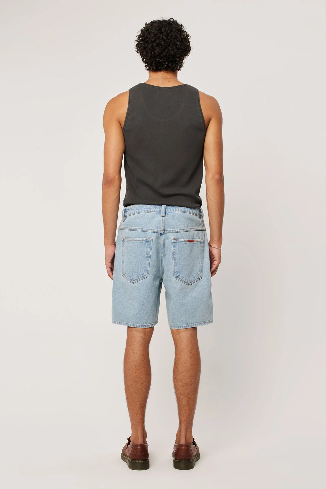 Rollas Ezy Denim Short-Prowler-Bleached Vintage Blue