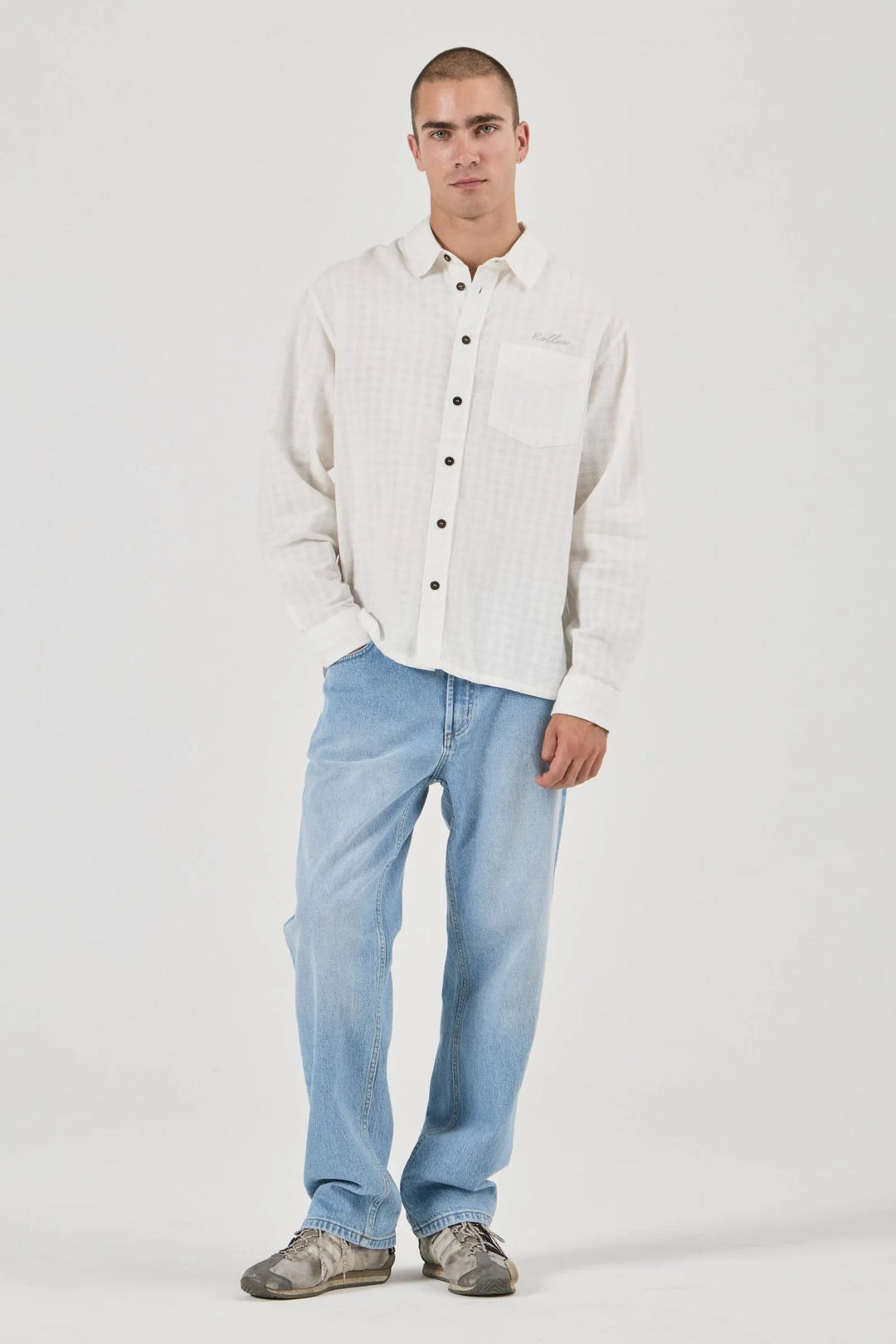 Rollas Nighthawks LS Shirt - Vintage White