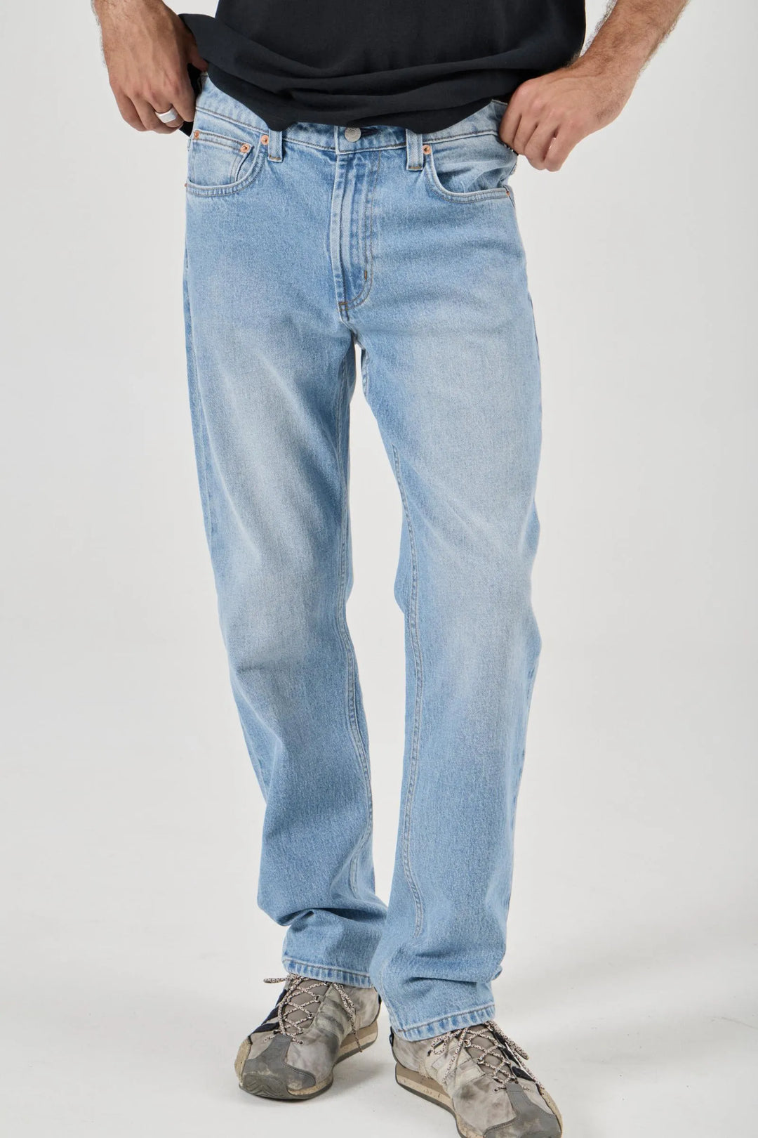 Rollas Bronco Jean - Stone Blue