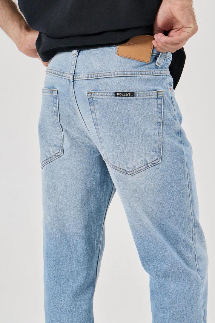 Rollas Bronco Jean - Stone Blue