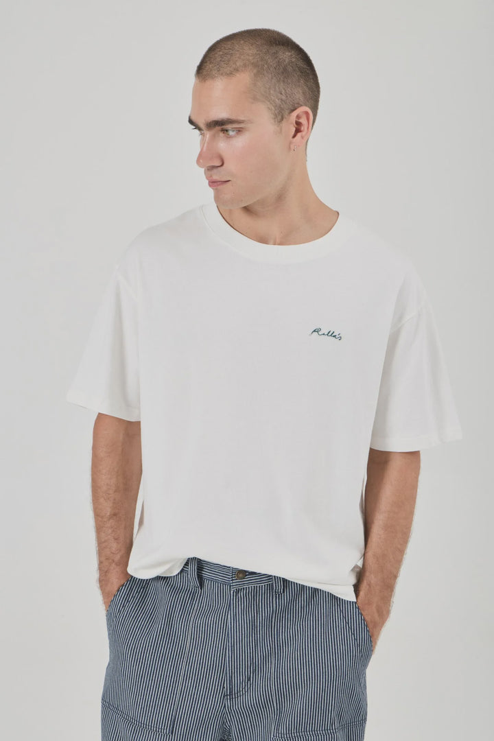 Rollas Ezy Classic Tee - Vintage White