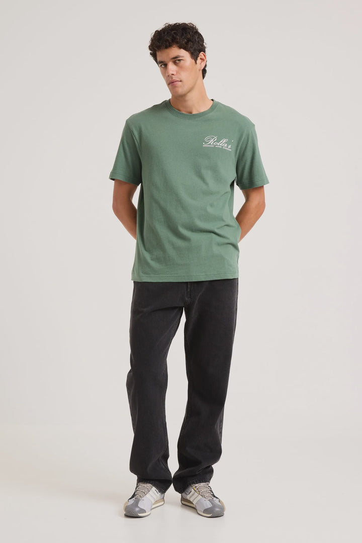 Rollas Classic R Stars Tee - Sage