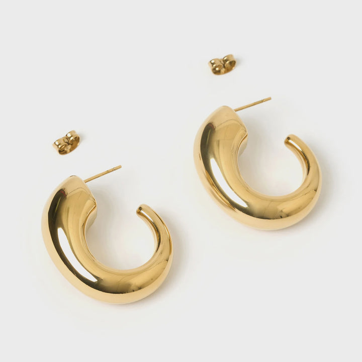 Arms Of Eve Sage Gold Earrings