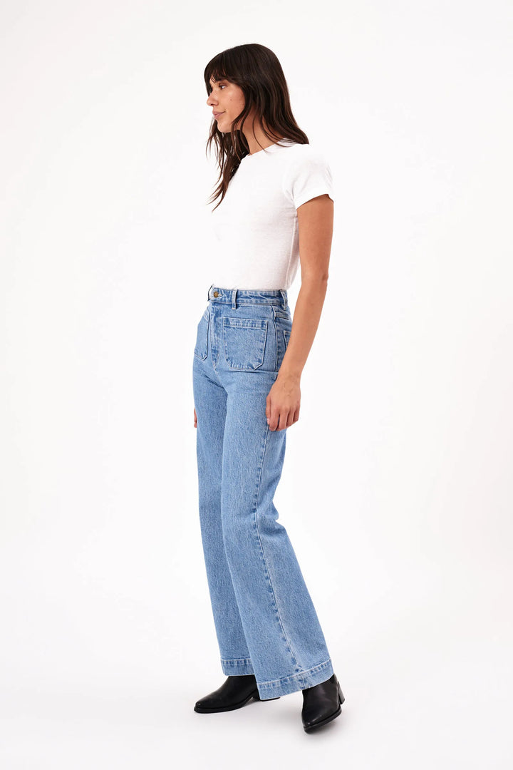 Rolla's Sailor Long Jean - Lily Blue