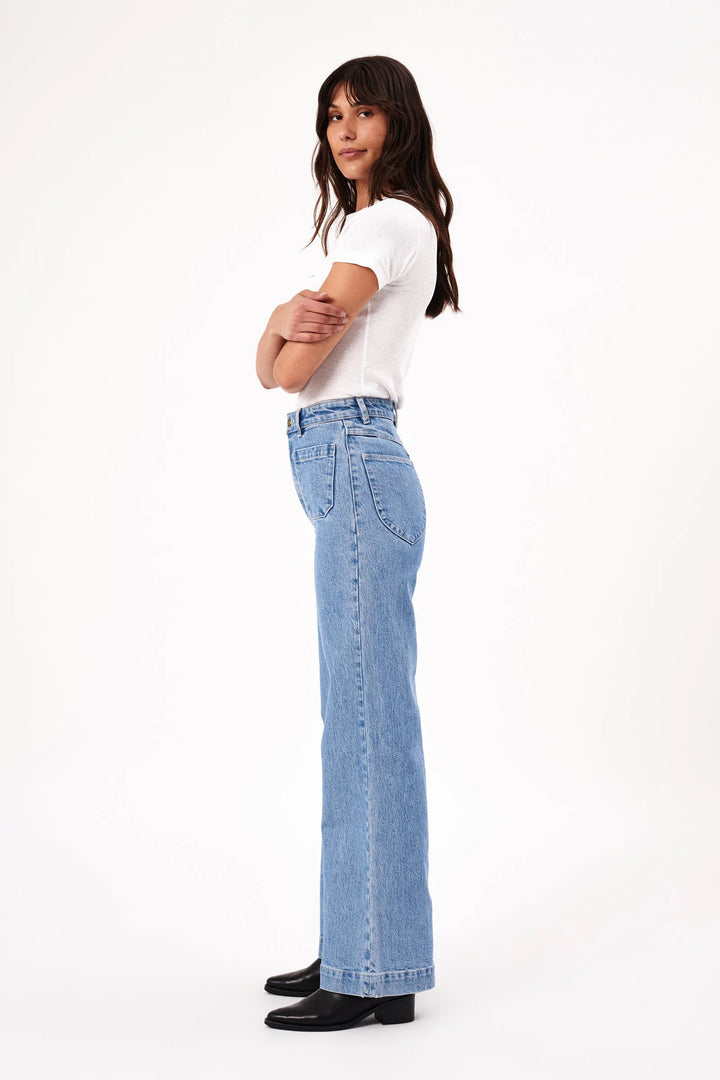 Rolla's Sailor Long Jean - Lily Blue