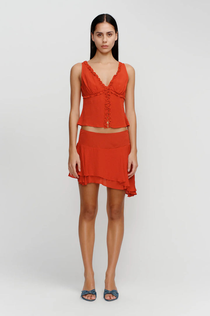 Ownley Sally Cami-Cherry Red