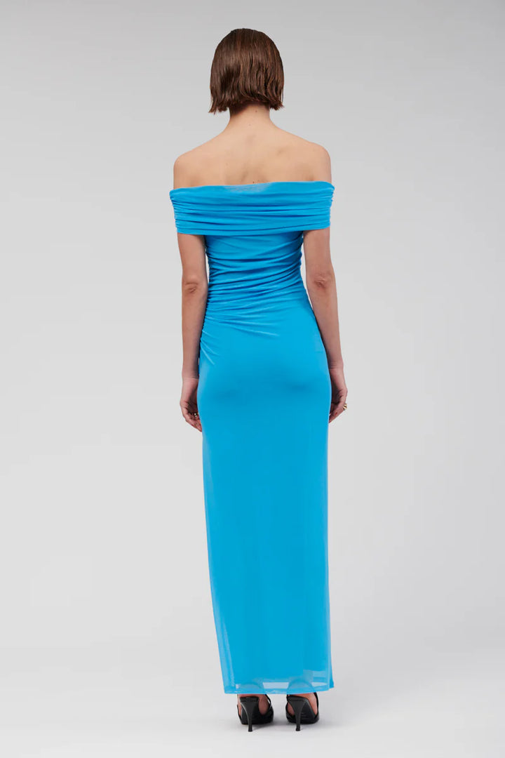 Suboo Christy Off Shoulder Maxi Dress - Blue