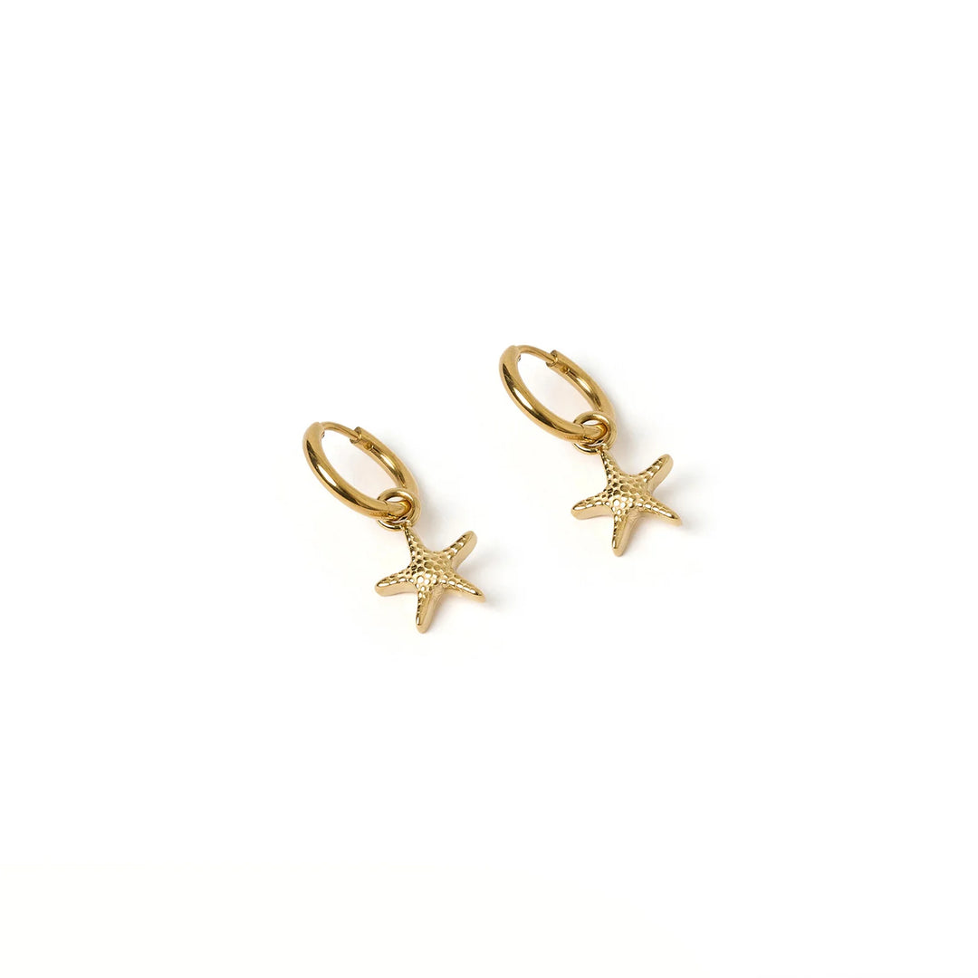 Arms Of Eve Sea Star Gold Earrings