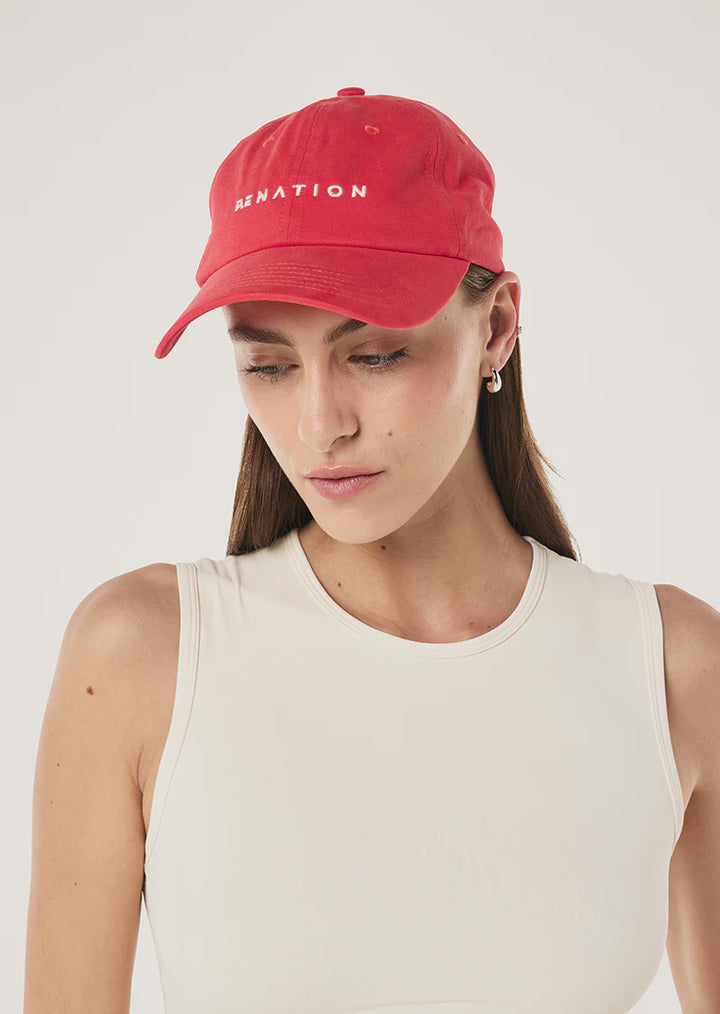 P.E Nation Shift Cap-Strawberry