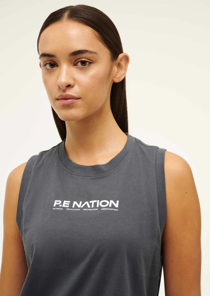 P.E Nation Shuffle Tank - Marine Blue