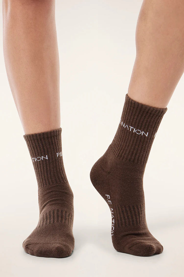 P.E Nation Signature Sock - Major Brown