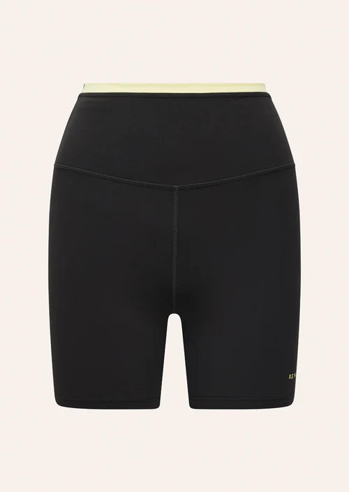 P.E Nation Stellar 5" Bike Short - Smokestone/Lemonade