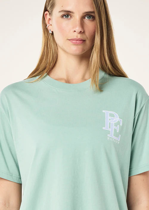 P.E Nation Summit Tee - Dusty Mint