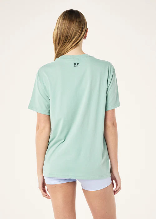P.E Nation Summit Tee - Dusty Mint