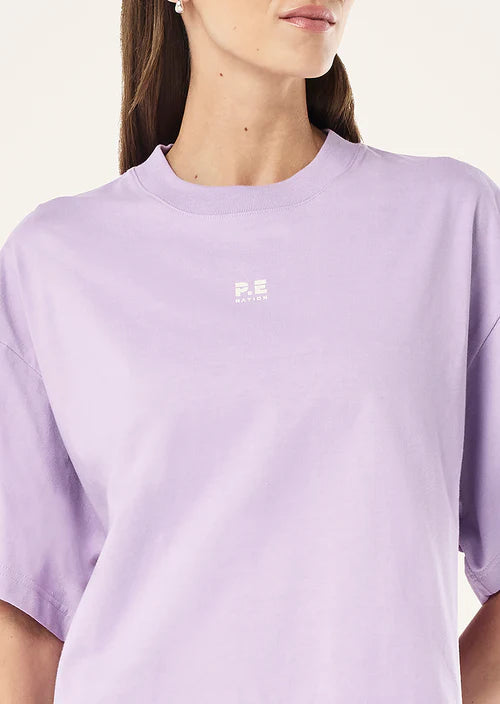 P.E Nation Superfine Tee- Violet Crush