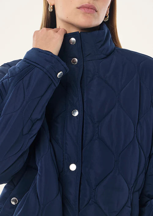 P.E Nation Surge Quilted Jacket - Navy