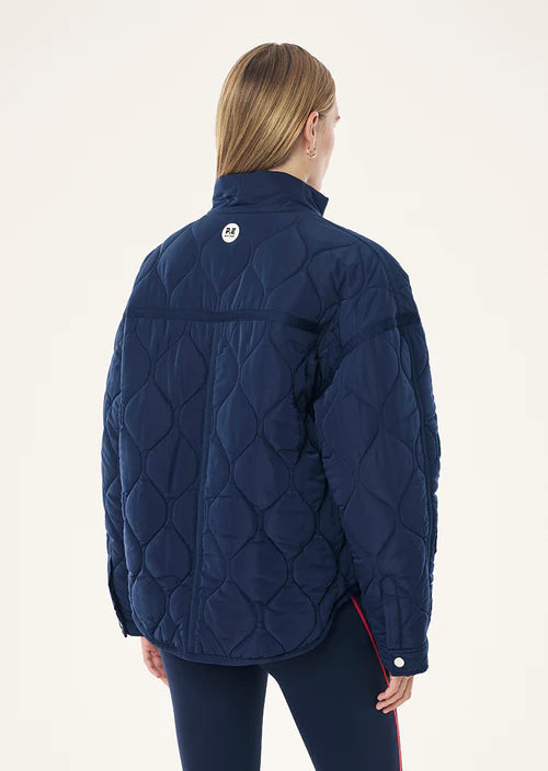 P.E Nation Surge Quilted Jacket - Navy