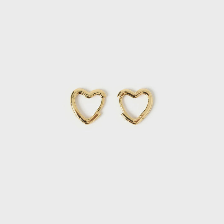 Arms Of Eve Sweetheart Gold Earrings - Small