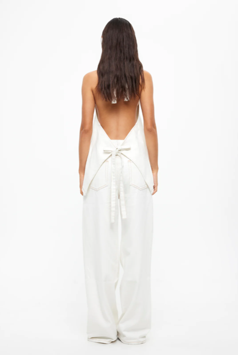 Lioness Hills Halter Top - Porcelain