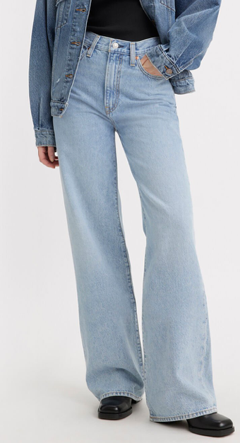 Ribcage wide leg levis shop