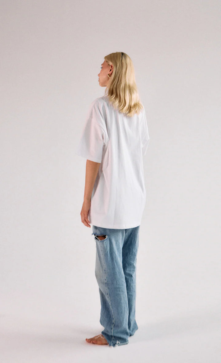 SŚAINT Logo Tee-White