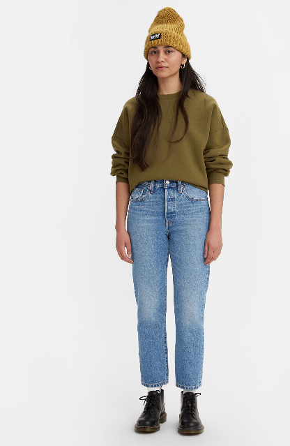 Levi's 501 Original Cropped Jean- Must Be Mine