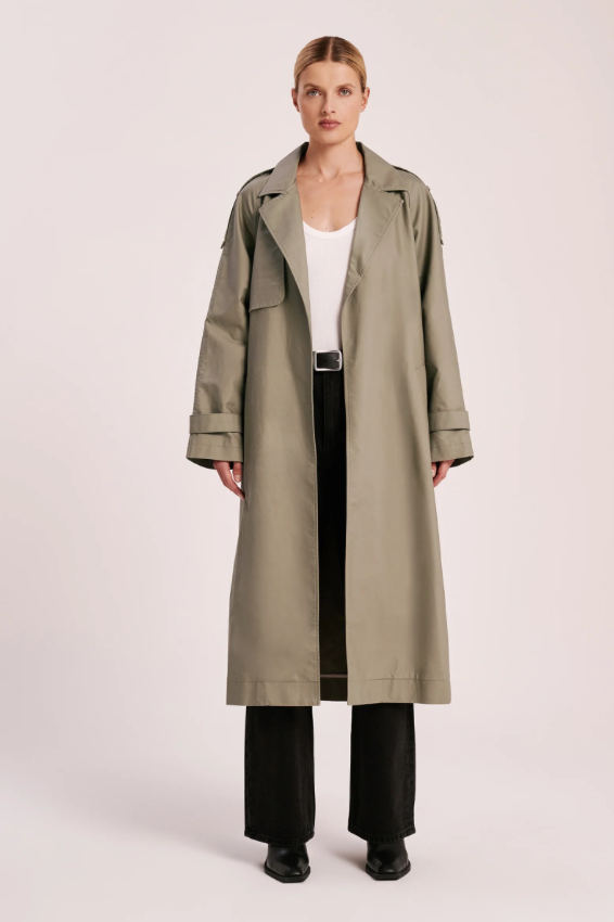 Nude Lucy Frieda Trench - Pewter