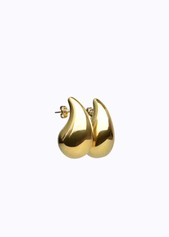 Peta + Jain Emiri Teardrop Earrings - Stainless Steel/18k Gold Plated