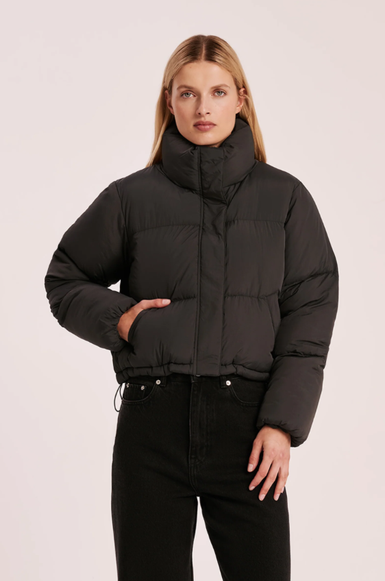 Nude Lucy Topher Puffer Jacket - Coal