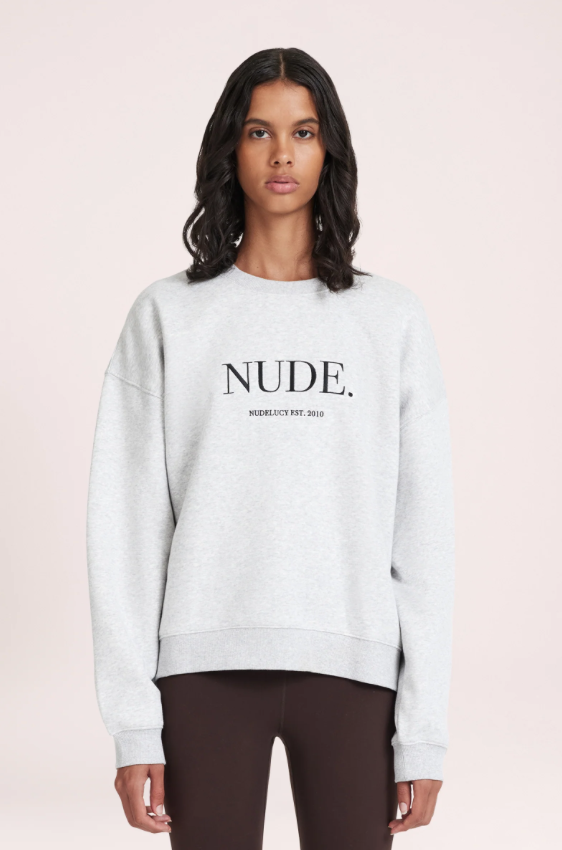 Nude Lucy Nude. Sweat - Grey Marle