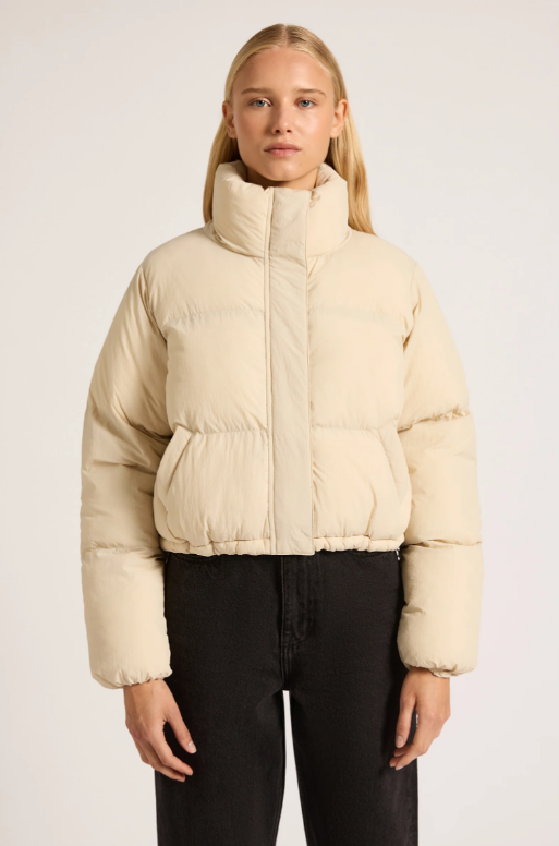 Nude Lucy Topher Puffer Jacket - Wheat