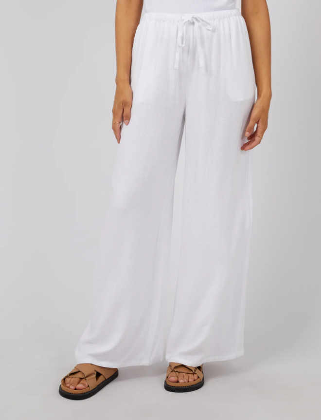 All About Eve Luxe Linen Pant - Vintage White